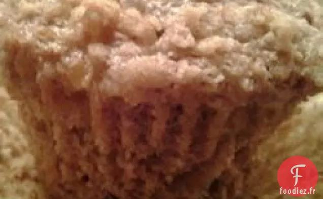 Muffins au Son de Streusel aux Pommes
