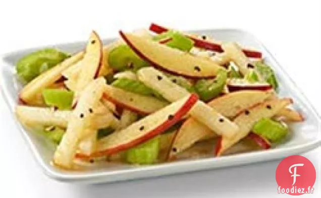 Salade croquante de Pommes, Cannelle et Poires avec édulcorant naturel Truvia® 