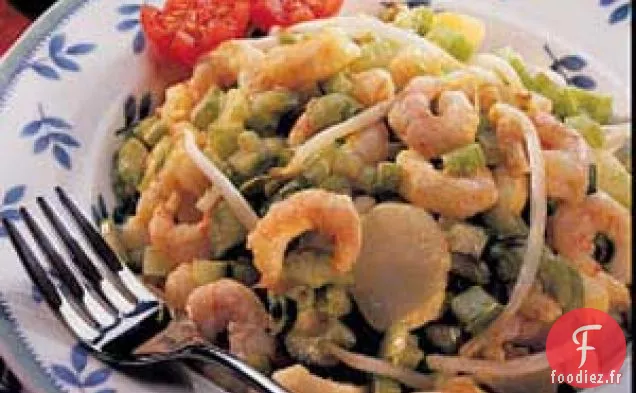 Salade De Crevettes Polynésiennes