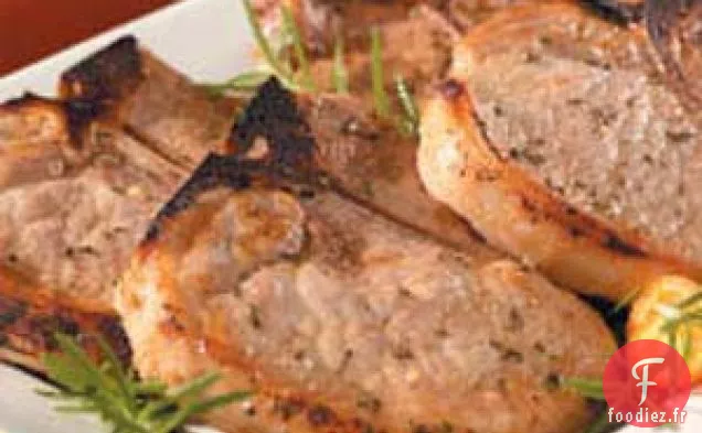 Côtelettes De Porc Aux Herbes Humides