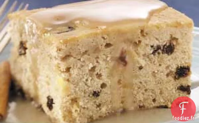 Gâteau aux Épices aux Pommes et Raisins Secs