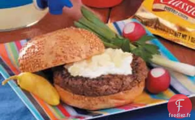 Burgers aux Chips et Trempettes