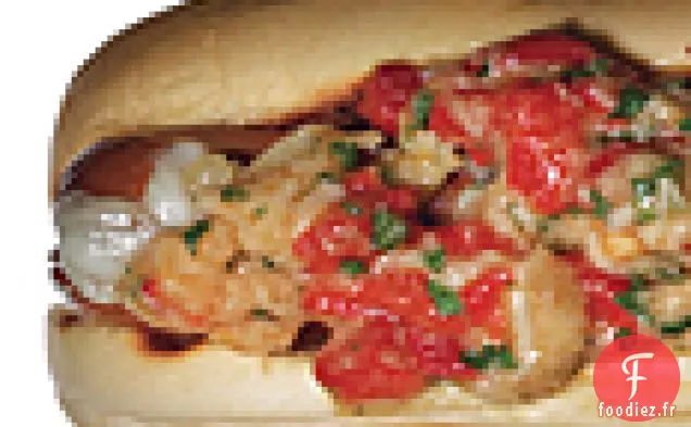 Chiens au Fromage Manchego et à l'Ail