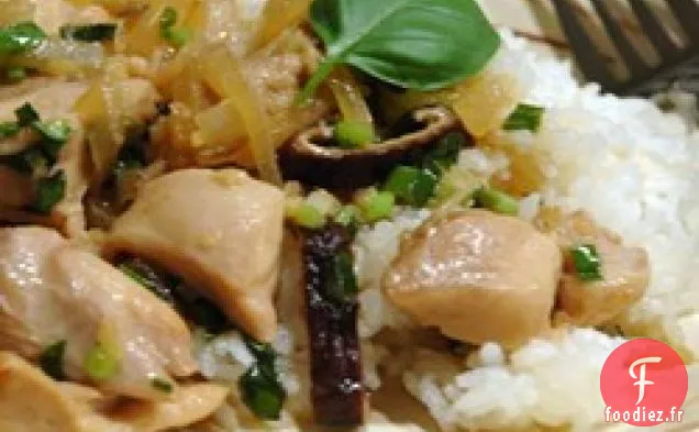 Sauté de Poulet Thaï au Basilic