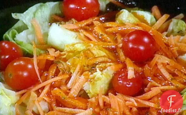 Salade de Laitue Iceberg à la Tomate Acidulée et à l'Estragon