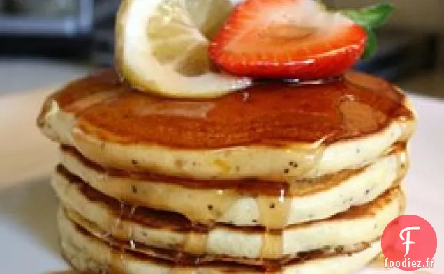 Crêpes au Citron et aux Graines de Pavot du Dimanche Matin