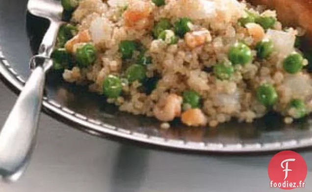 Quinoa aux Petits Pois et Oignons