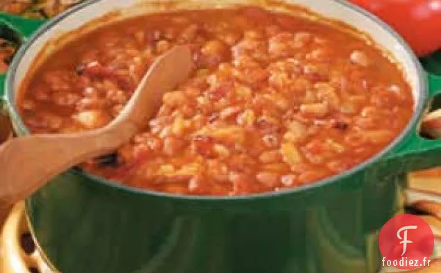 Fèves au Lard à l'Ananas