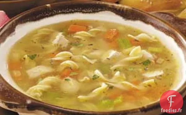 Soupe de Nouilles au Poulet En Morceaux