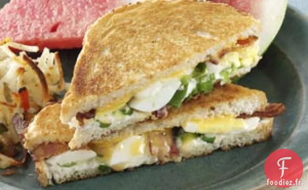 Sandwichs au Bacon et aux œufs