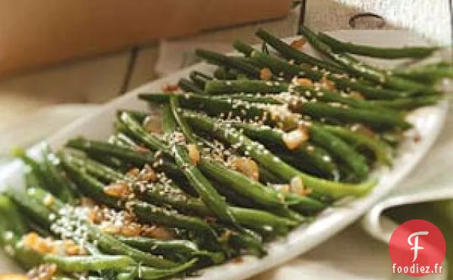 Haricots Verts au Sésame Faciles