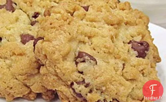 Biscuits Croustillants au Riz Et Aux Pépites de Chocolat