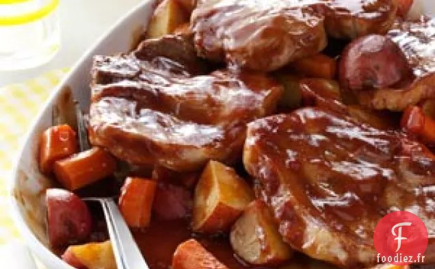 Souper de Côtelettes De Porc Au Barbecue
