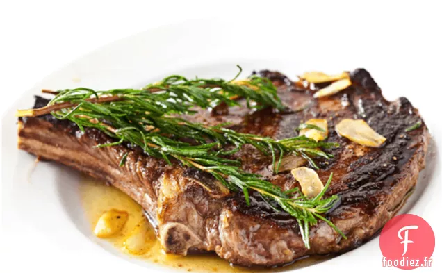 Steak au Romarin Et à l'Ail