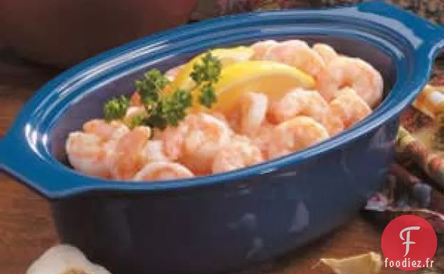 Crevettes au Beurre à l'Ail