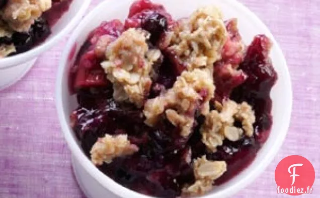 Croustillant Myrtille-Rhubarbe