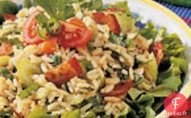Salade de Riz Aux Épinards