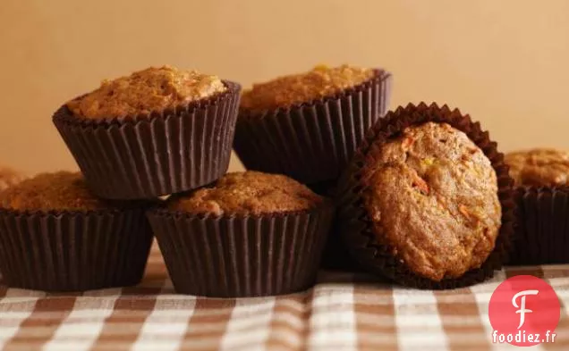 Muffins aux Carottes Sains