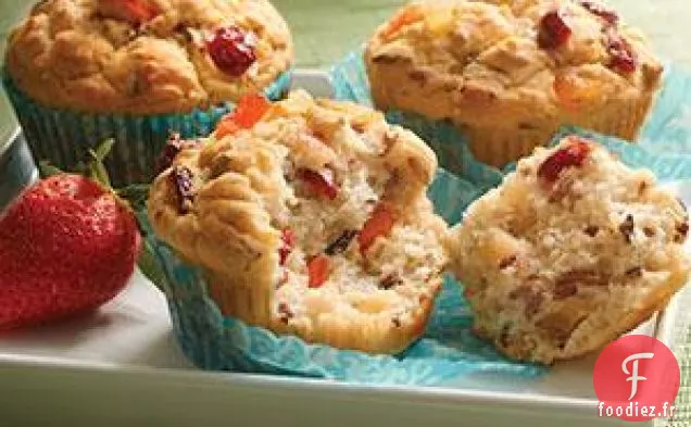 Muffins aux Céréales et aux Fruits Sans gluten