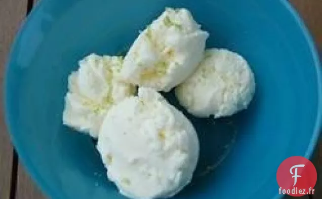 Crème Glacée Acidulée au Citron