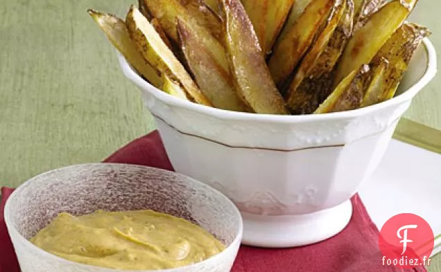 Frites au Four avec Aïoli à l'Ail