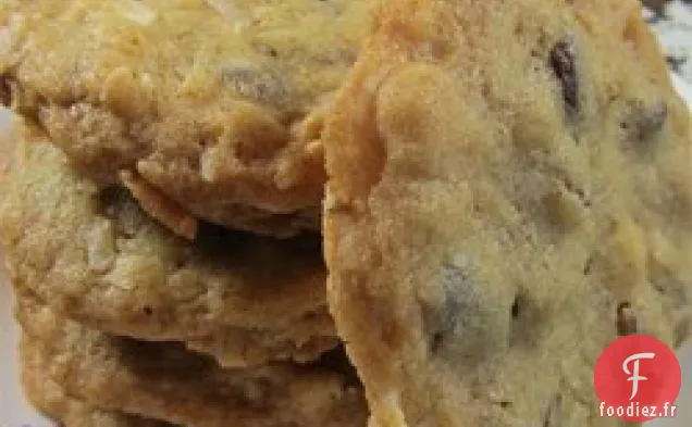 Biscuits aux Pépites de Chocolat et Noix de Coco et Noix de Pécan