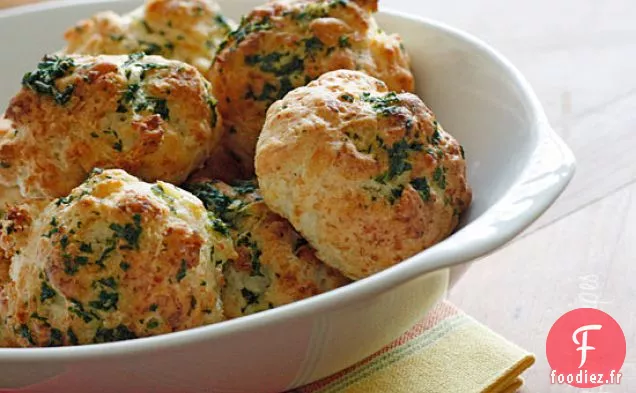 Biscuits au Cheddar à l'Ail