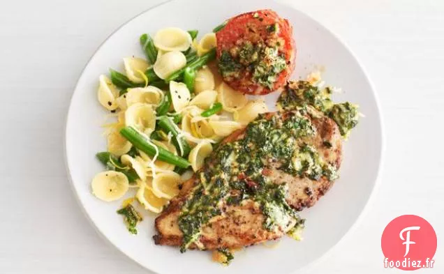 Poulet Au Pesto De Roquette