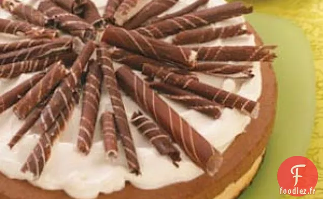 Gâteau au Fromage Riche En Mousse au Chocolat