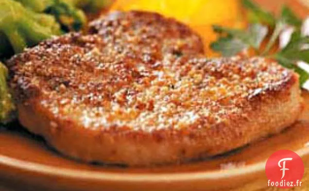 Côtelettes De Porc Croustillantes Enrobées D'Herbes