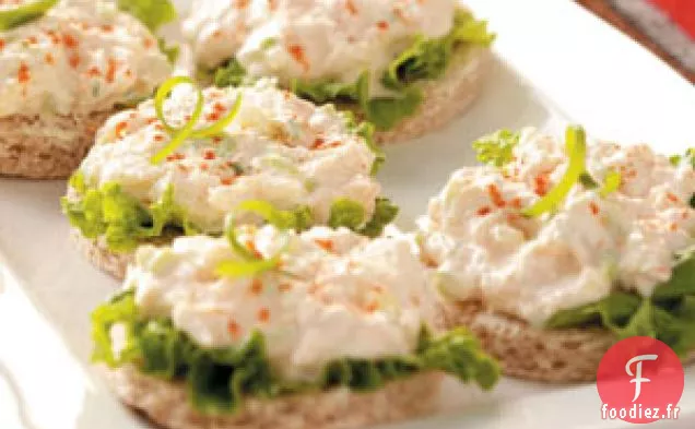 Sandwichs au Thé à La Salade de Crabe