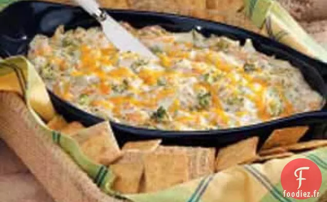 Tartinade Chaude Au Brocoli Et Au Fromage