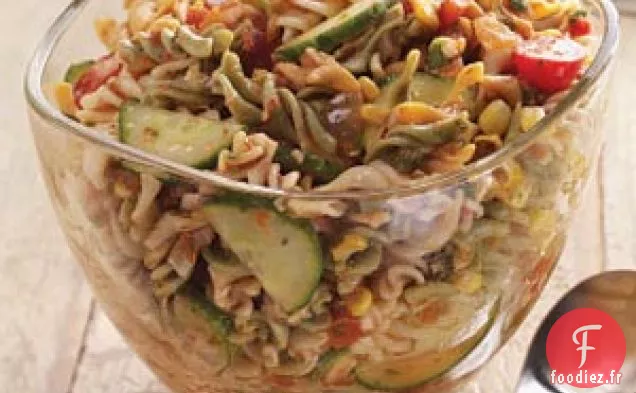 Salade De Pâtes Aux Tomates et Légumes