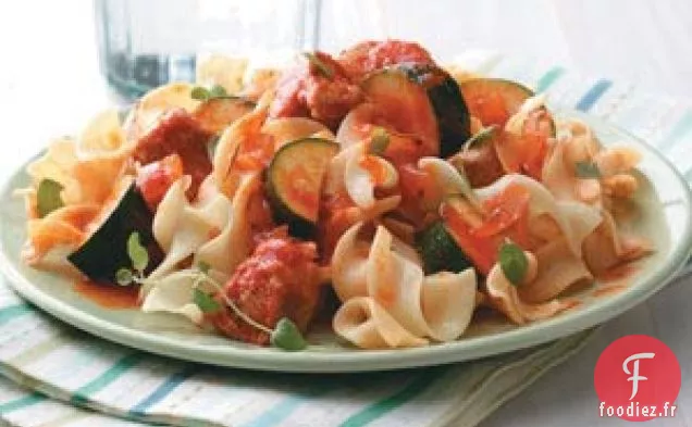 Dîner de Porc Aux Courgettes