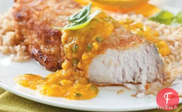 Mahi Mahi à la Noix de Coco et à la Mangue pour Deux