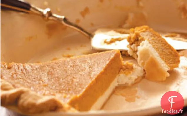 Tarte au fromage à la crème et à la citrouille