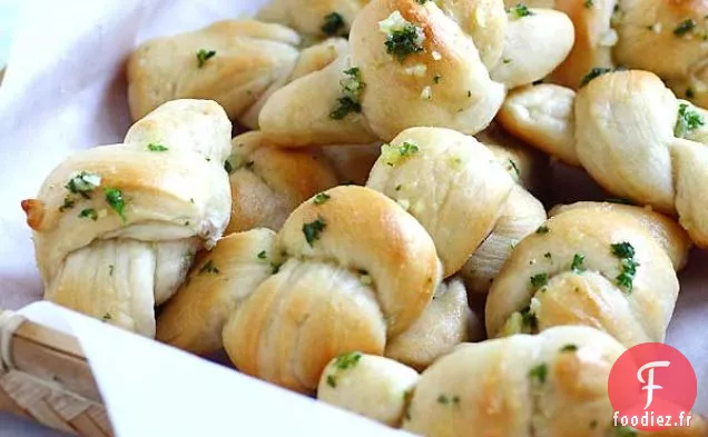 Recette de Nœuds à l'Ail