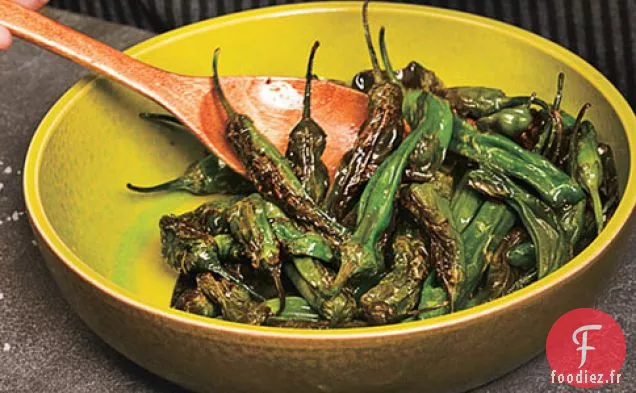 Poivrons Poêlés Au Citron, À L'Ail Et Au Sel De Mer