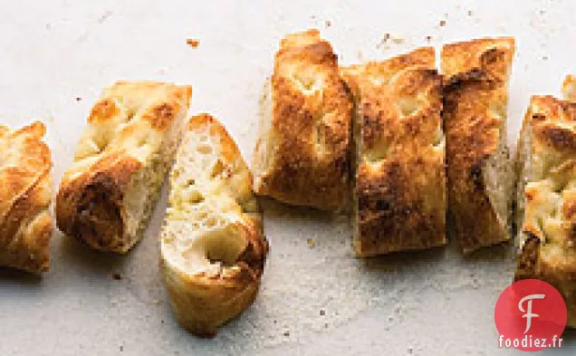 Pizza Bianca à l'ail et au romarin