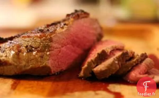 Rôti À Trois Pointes Mariné Aux Champignons Et À L'Ail