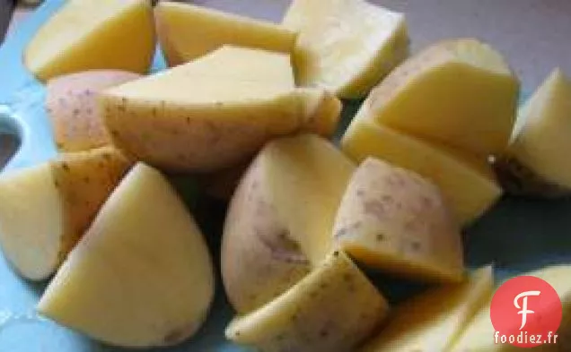 Pommes de Terre Grillées Gorgonzola à l'Ail