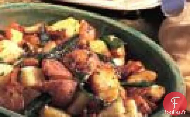 Pommes De Terre Frites À L'Ail Et À La Sauge