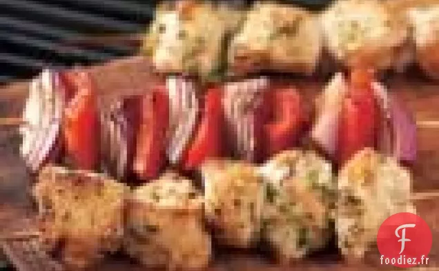 Brochettes de Poulet Ail-citron