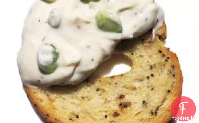 Trempette À L'Ail Rôti Et Aux Oignons Verts
