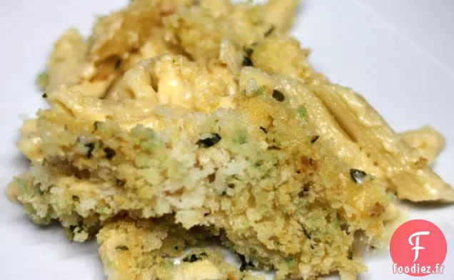 Fromage Mac'n Fantaisie Avec Chapelure Au Beurre À L'Ail