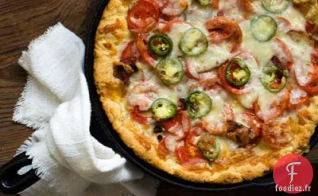 Tarte Aux Tomates Au Bacon Et Jalapeños