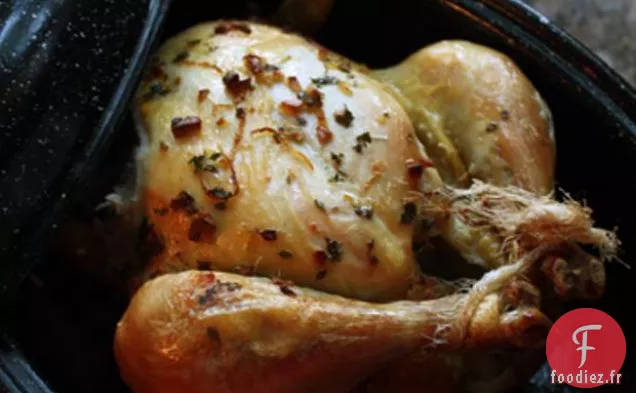 Poulet Rôti Facile Au Citron, Au Thym Et À L'Ail