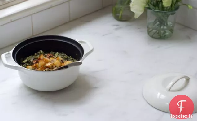 Recette de Paneer de Saag