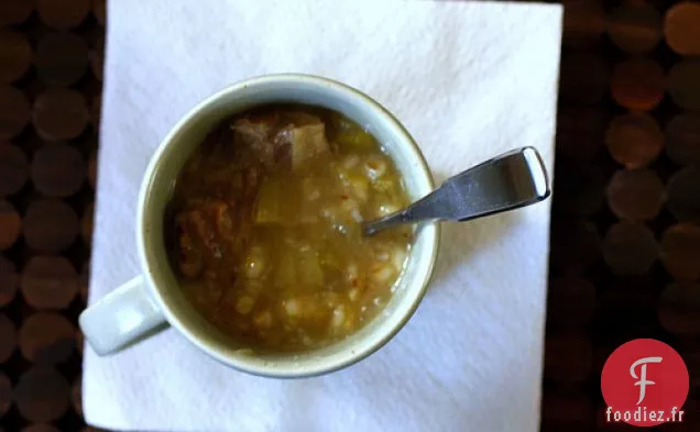 Soupe De Bœuf, Poireaux Et Orge