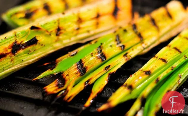 Grillades Intérieures: Poireaux À La Vinaigrette Asiatique